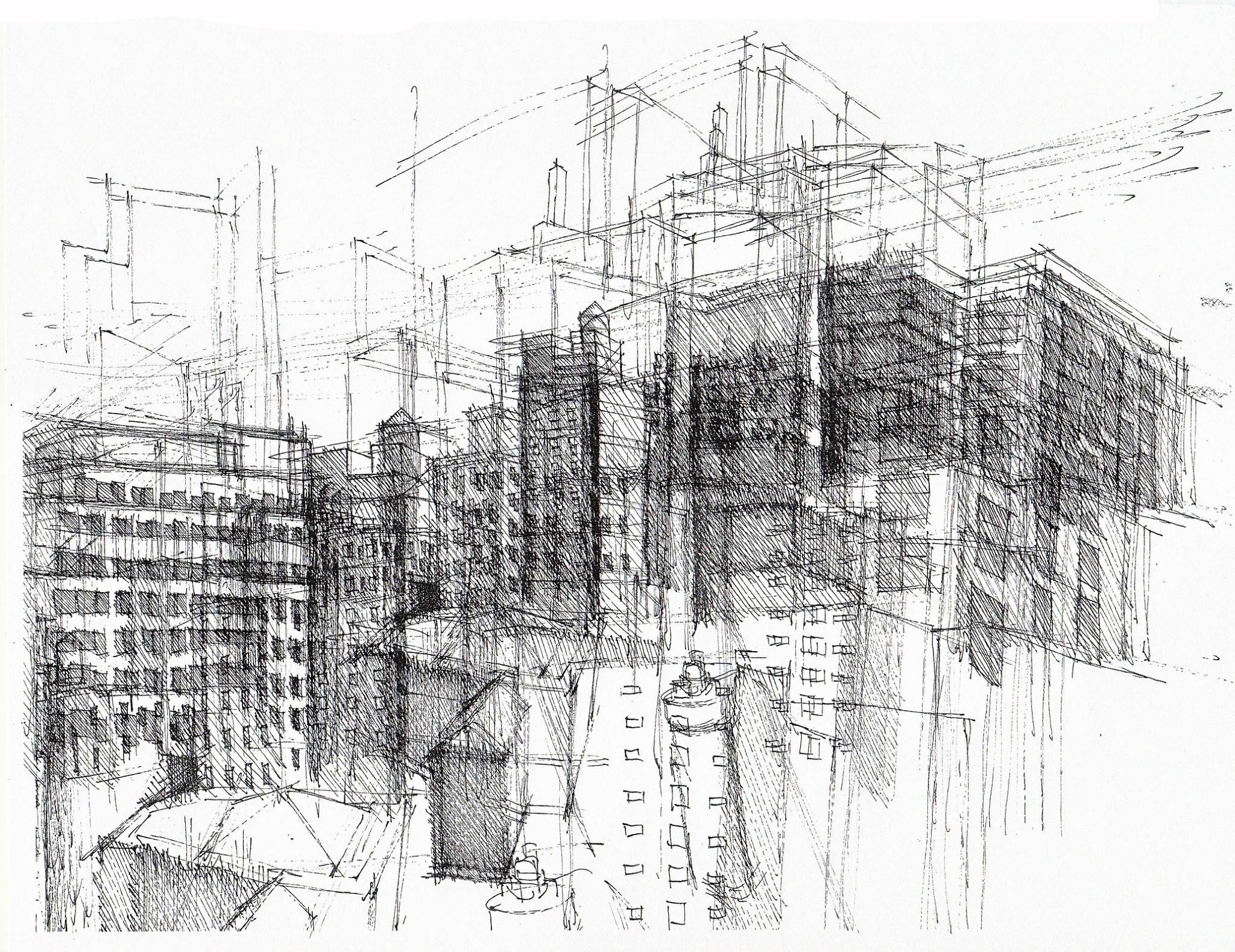 Drawings, print-installations, New York 2009-2010